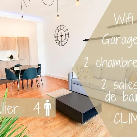 Apartment Le Vallier - Spacieux - Garage/clim *